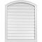 Ekena Millwork Arch Top Surface Mount PVC Gable Vent w/ 2"W x 2"P Brickmould Sill Frame, 28"W x 34"H GVPAR28X3403SN - alternate 1